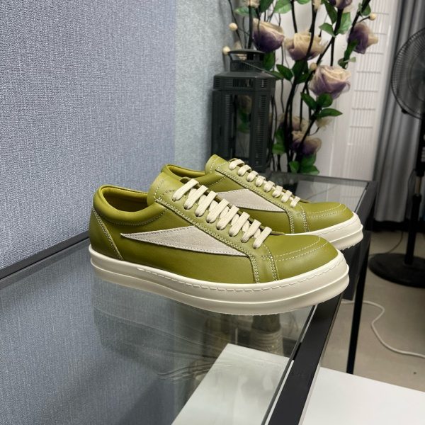 vintage sneakers in acid green and milk