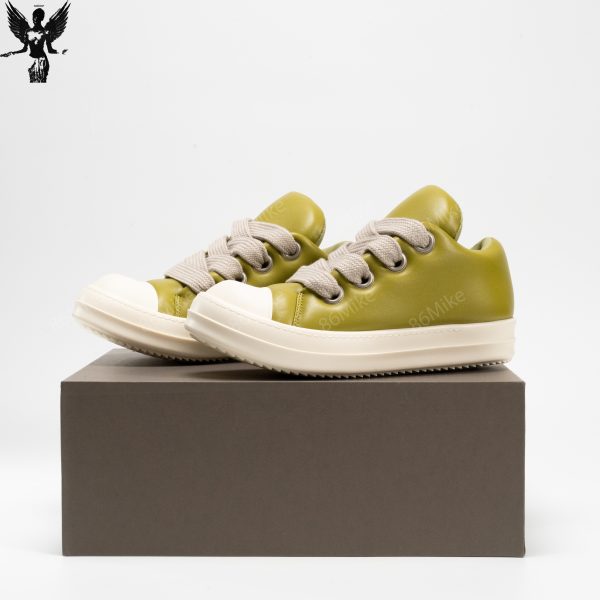 Padded Jumbo Lace Low Sneaker Green