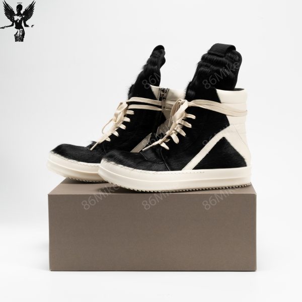 Pony Hair Geobasket Black