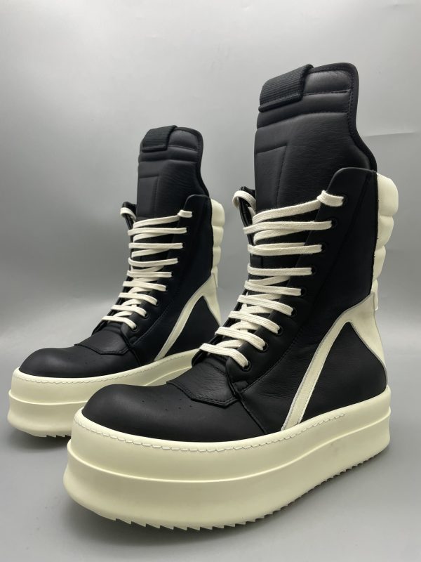 Black & Off-White Porterville Mega Geobasket Sneakers