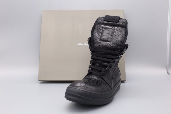 Black Python GeoBaskets Geobasket High Top Sneakers