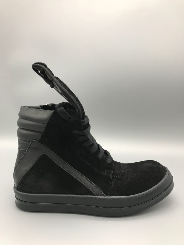 Geobasket Blistered suede