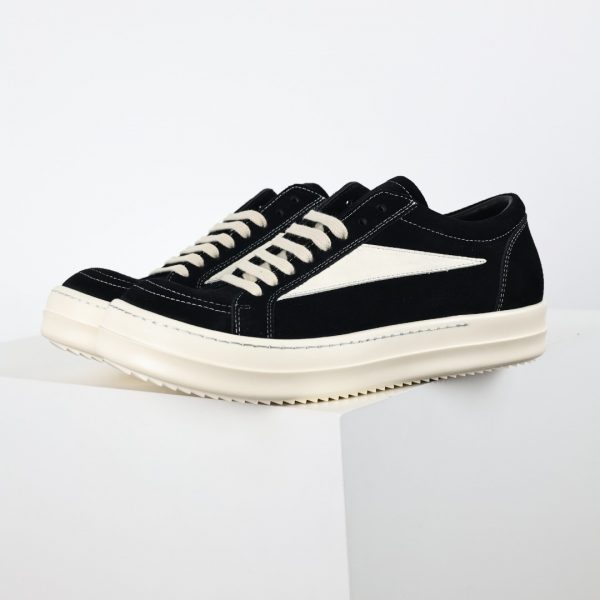 EDFU Suede Leather Vintage Low 'Black Milk'