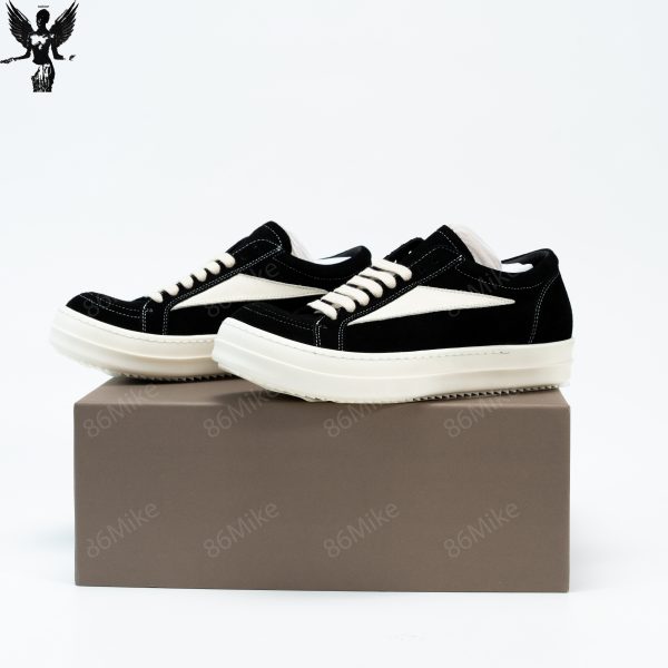 EDFU Suede Leather Vintage Low 'Black Milk'