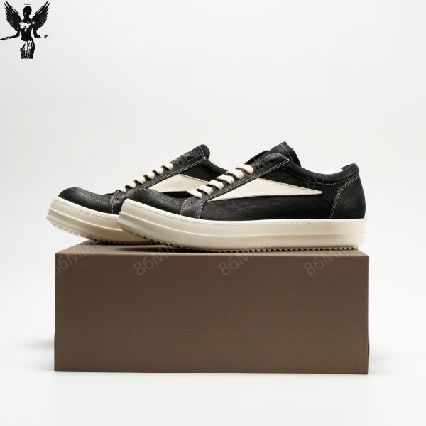 waxy nubuck vintage sneaker black/milk