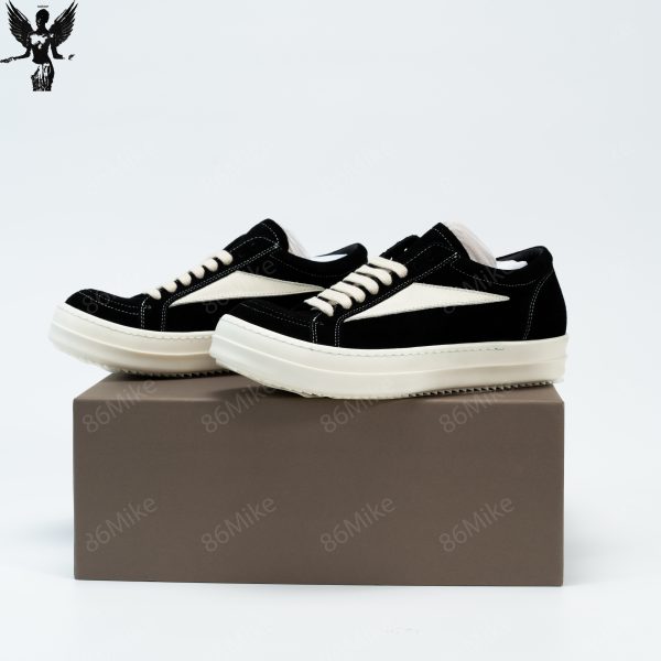 EDFU Suede Leather Vintage Low 'Black Milk'